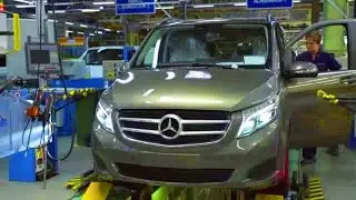 Mercedes V-class  w447 production. Plant Vitoria, Spain.