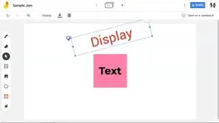 Jamboard: Text boxes