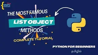 List Object in Python | Complete Tutorial for beginners in Tamil | 2023