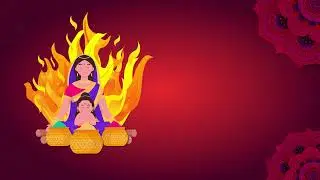 Holika Dahan | Holi Festival | Animation in After Effects #holika #happyholi