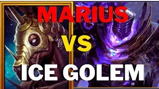 How To Use Marius Against The Ice Golem For FAST CLEAR! Raid Shadow Legend