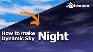 How to make Dynamic Sky into Night , Blender Free Addon