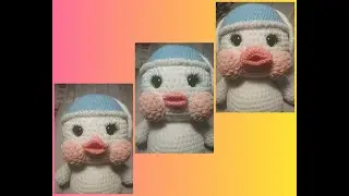 Как связать клювик для уточки крючком!!!!