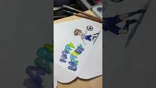 Для юного футболиста #футбол #football #art #handmade #watercolor #открытка #sketch #акварель #art