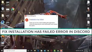 Fix Installation Has Failed Error In Discord