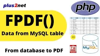 Displaying Data from MySQL table in PDF document by using Cell with alternate background color