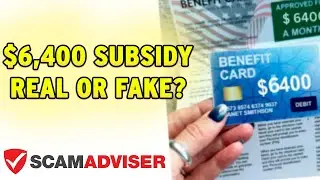 $6,400 American Relief Program Health Subsidy & Credit To Pay For Groceries  - Is It Real Or Scam?