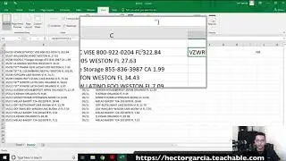 Advanced Excel Tutorial: Extracting Dates, Amounts, and Descriptions (Text Formulas)