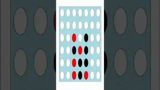 Row Games || Traditional “Connect Four”  || programming turtle #shorts #funny #draw #python #gaming