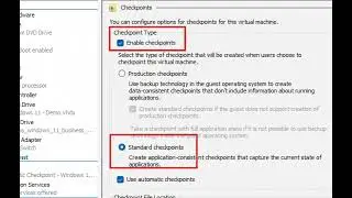 How to disable and delete automatic checkpoints in Hyper-V.