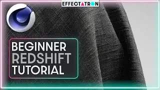 Create Textiles and Fabrics with Redshift 3.5 RS Standard Material - C4D S26 PBR Workflow