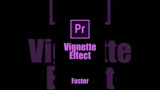 How to add VIGNETTE Effect | Adobe Premiere Pro Tutorial | Youtube Shorts