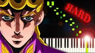 Fighting Gold (OP 8, from Jojo's Bizarre Adventure: Golden Wind) - Piano Tutorial