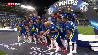 Chelsea lift the UEFA Super Cup!