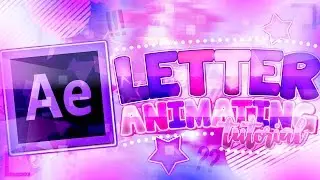 [AFTER EFFECTS] LETTER ROTATION/SCALE TRANSITION ANIMATION & SMOOTH KEYFRAMES TUTORIAL
