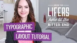 How to design a typographic layout | CharliMarieTV