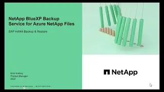 BlueXP backup & recovery for HANA system over Azure NetApp files - Part 2