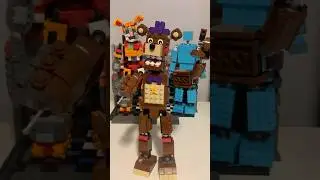 Lego fnaf pizzeria simulator moc: Rockstar Freddy 