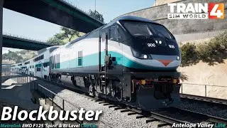 Blockbuster : Antelope Valley Line : Train Sim World 4 [4K 60FPS]