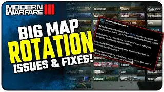 Map Rotation Issues & Partial Fix in Modern Warfare III!