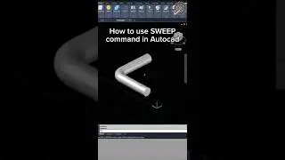 Autocad | Sweep command in autocad 