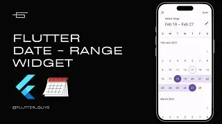 Date range picker in flutter | flutter date range picker | Flutter Widgets 