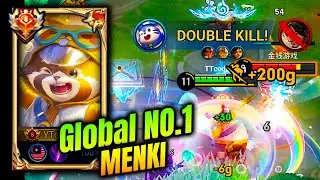 Tankiest Global 1 Jungler Menki in Honor of Kings Global