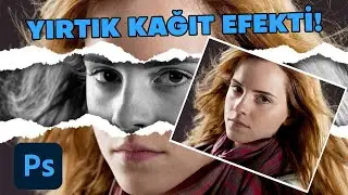 Photoshop ile Yırtık Kağıt Efekti Nasıl Yapılır? (Torn Paper Effect) | Photoshop Dersleri