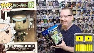 Rick &  Morty Virtual Rick-ality Collector's Edition PlayStation 4 with  Weaponized Rick Funko Pop