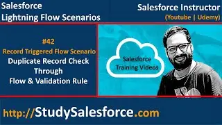 42 Record Triggered Flow Scenario - Duplicate record check through flow and validation rule