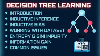 Lecture 3.1 | Decision Tree Learning | Inductive Bias, Entropy, Gini Impurity, Information Gain 