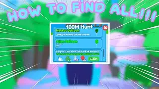 HOW TO FIND ALL 8 BALLOONS IN THE 100M VISITS BALLOON HUNT!!!