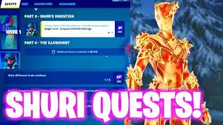 How To Complete Shuri invention Quests in Fortnite - Story Quest Part 3 Fortnite