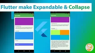 Flutter tutorial- how to use expandable & collapse in flutter.