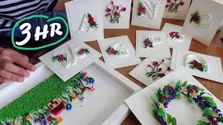 3-Hours of me working on a quilling custom order & other art projects