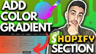 How To Add Color Gradient To Sections On Shopify