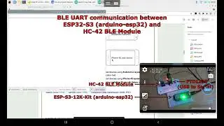 BLE UART communication between ESP32-S3 (arduino-esp32) and HC-42 BLE Module