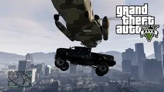 GTA 5 Online Multiplayer Funny Gameplay Moments! #4 ( BMX Bikes, Ghost Rider, Train Jumps)