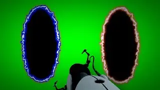 ПОРТАЛЫ/ПОРТАЛЬНАЯ ПУШКА ФУТАЖ GREEN SCREEN