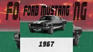 Ford Mustang Fastback | animated poster design