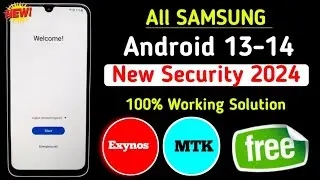 Samsung Frp Bypass 2024 || Android 13-14 New Security 2024 || Frp Lock Removal Samsung || Bypass Frp