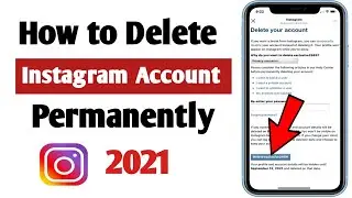 How to Delete Instagram Account Permanently || Delete Instagram Account (2021)