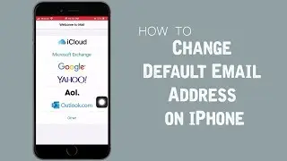 How to change Email Address For Mail App On iPhone