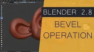 Blender 2.8 Bevel and Shade Smooth - Blender for Game Development
