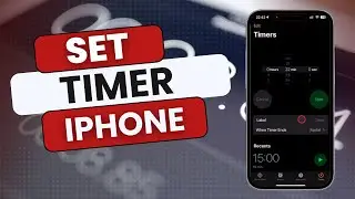 How To Set A Timer On iPhone