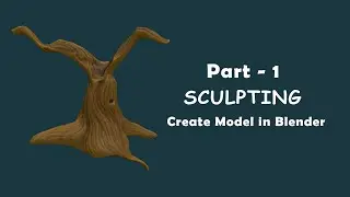 Create model in Blender part 1 - Sculpting