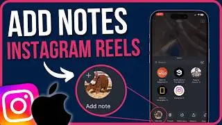 ADD NOTES ON INSTAGRAM REELS (iOS) | How to Add Notes on Instagram Reels iPhone