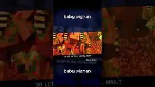 baby pigman 🐽 #minecraft