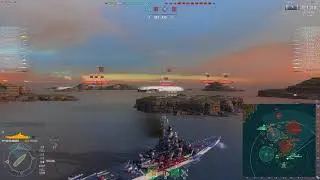 World of Warships - [Tier VIII] USS Alabama on Haven [2018.05.25], Build 0.7.4.1
