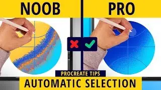 How to Use the Automatic Selection Tool in Procreate (2019) - Procreate Tips